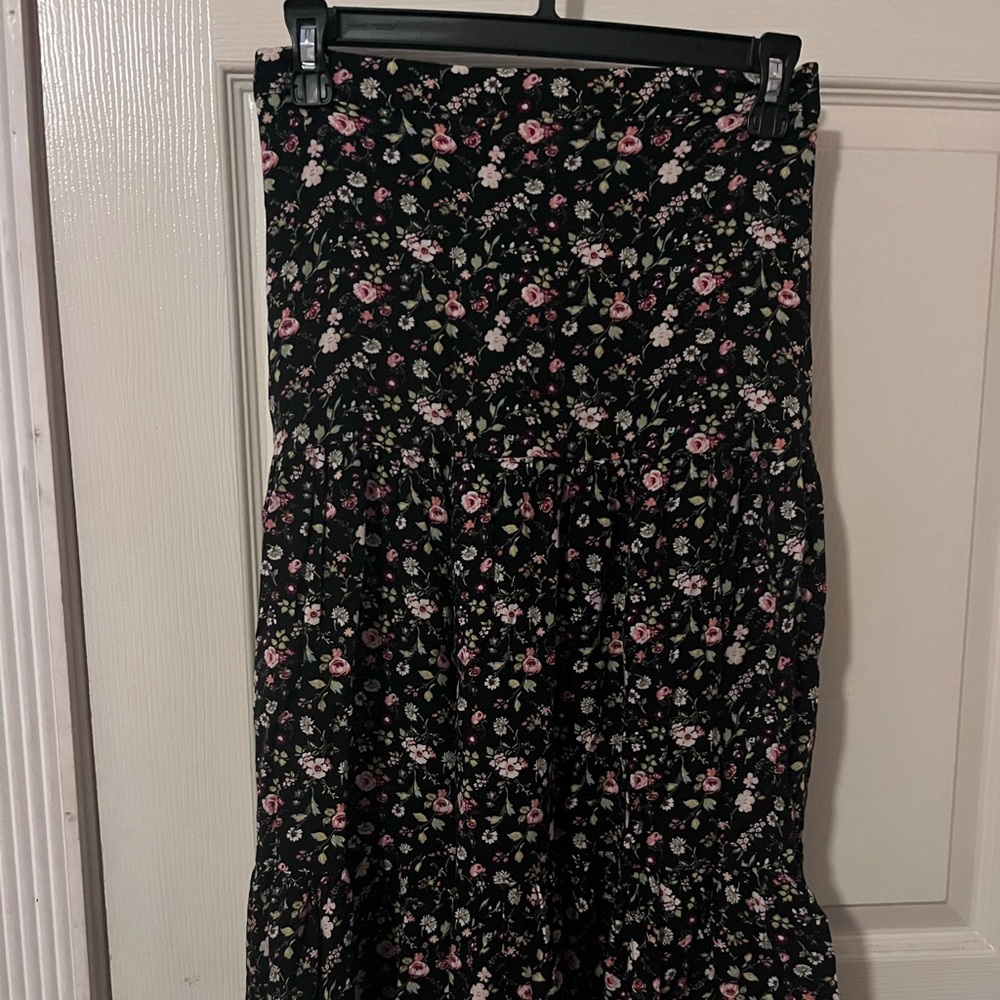 SO Black Floral Dress